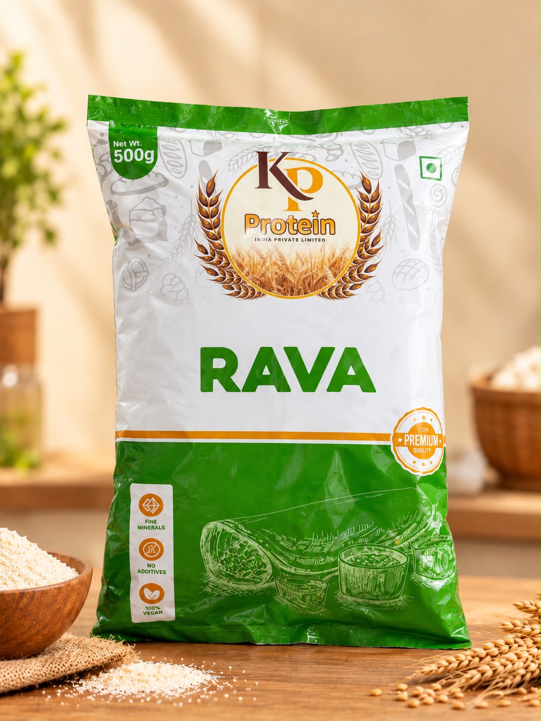 Rava - K P Protein